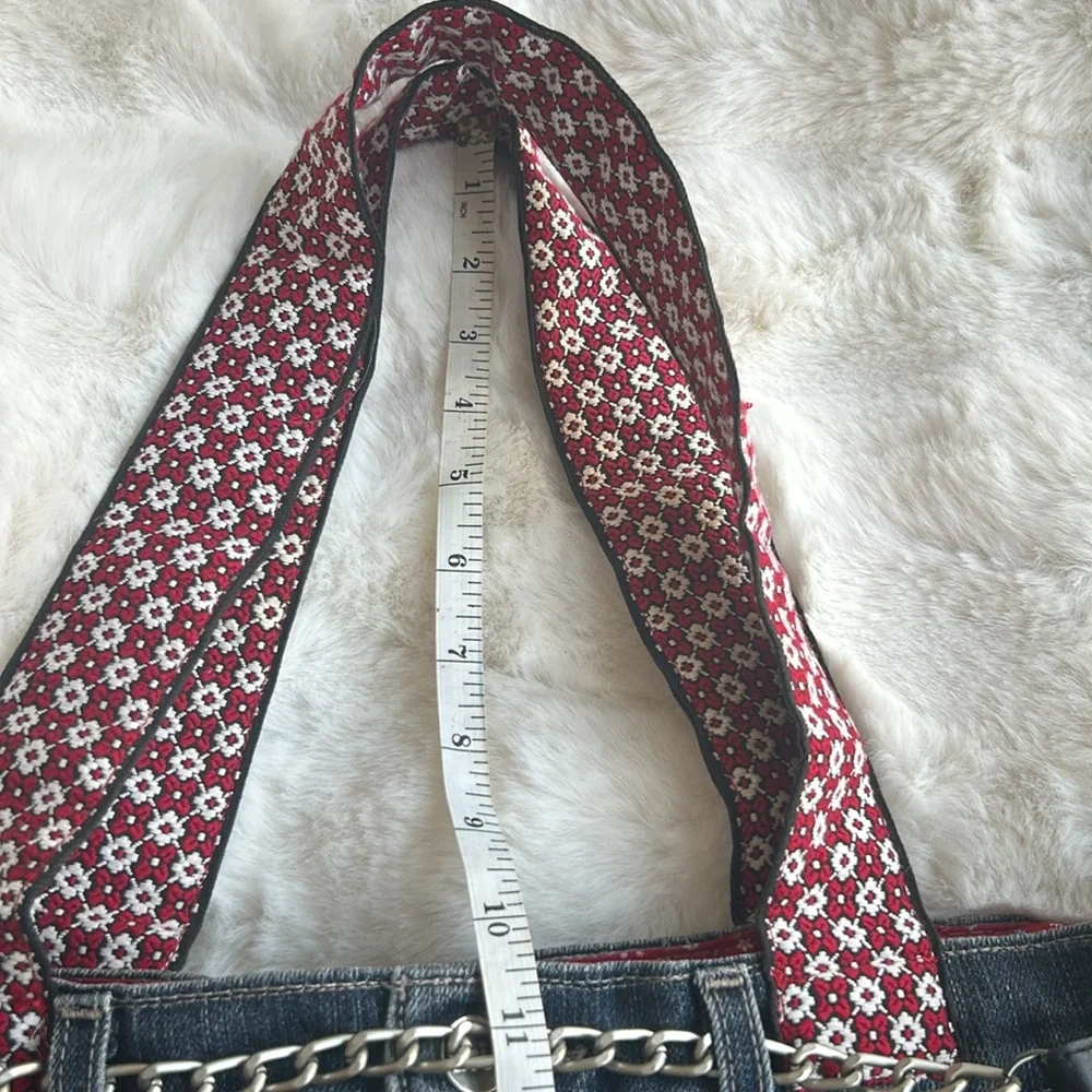 Gorgeous vintage denim bag like new - Picture 12 of 13